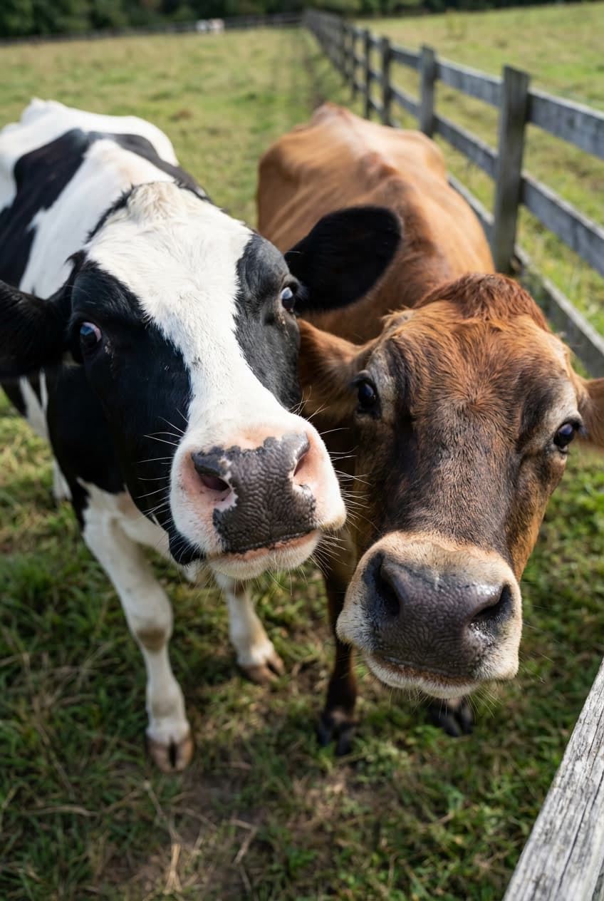 Grass-fed cattle on American pastures, the source of our organic tallow